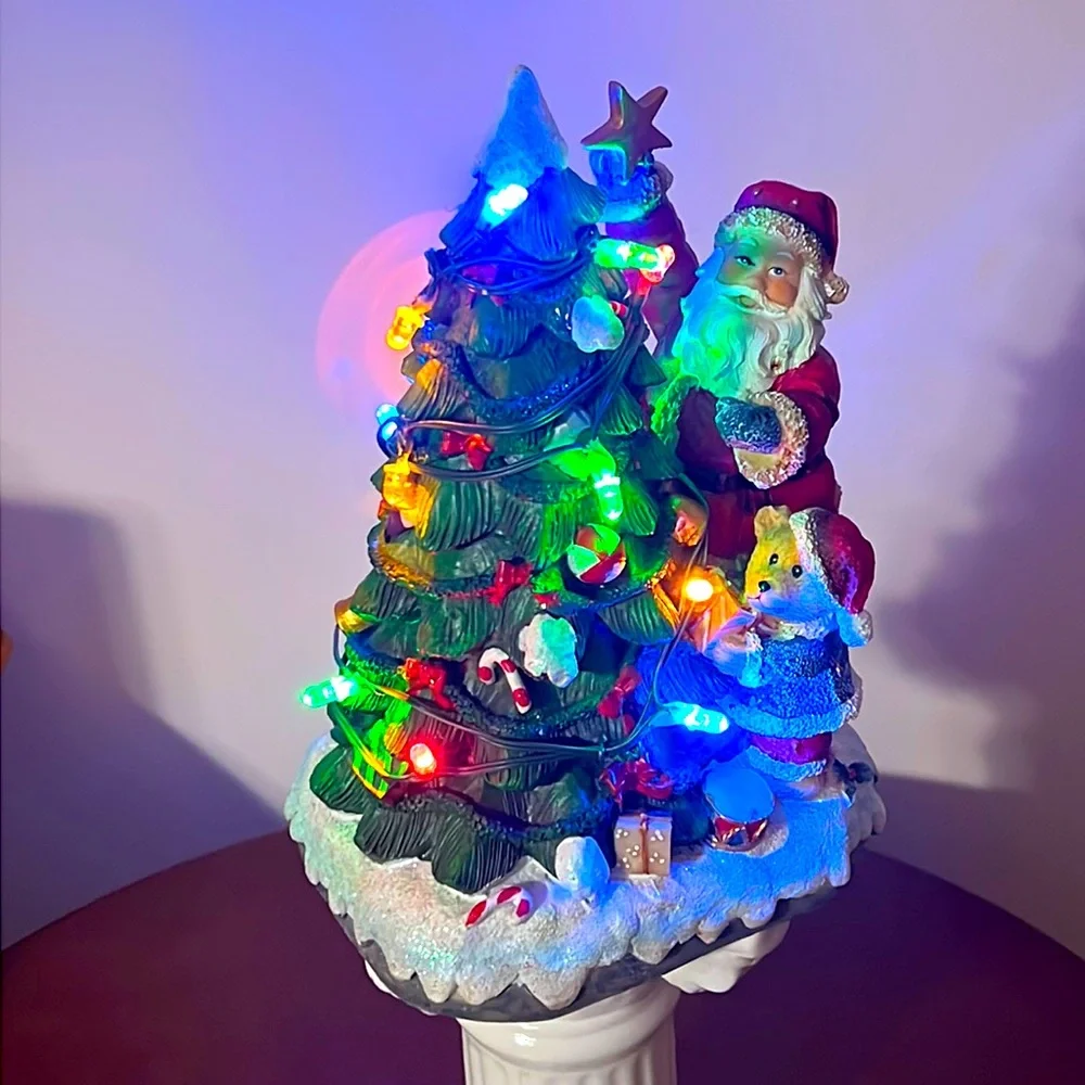 MUSICAL LED HOLIDAY TREE. SANTA CLAUSE AND LITTLE BEAR ๐
๐ป๐๐ฒ - Picture 1 of 11